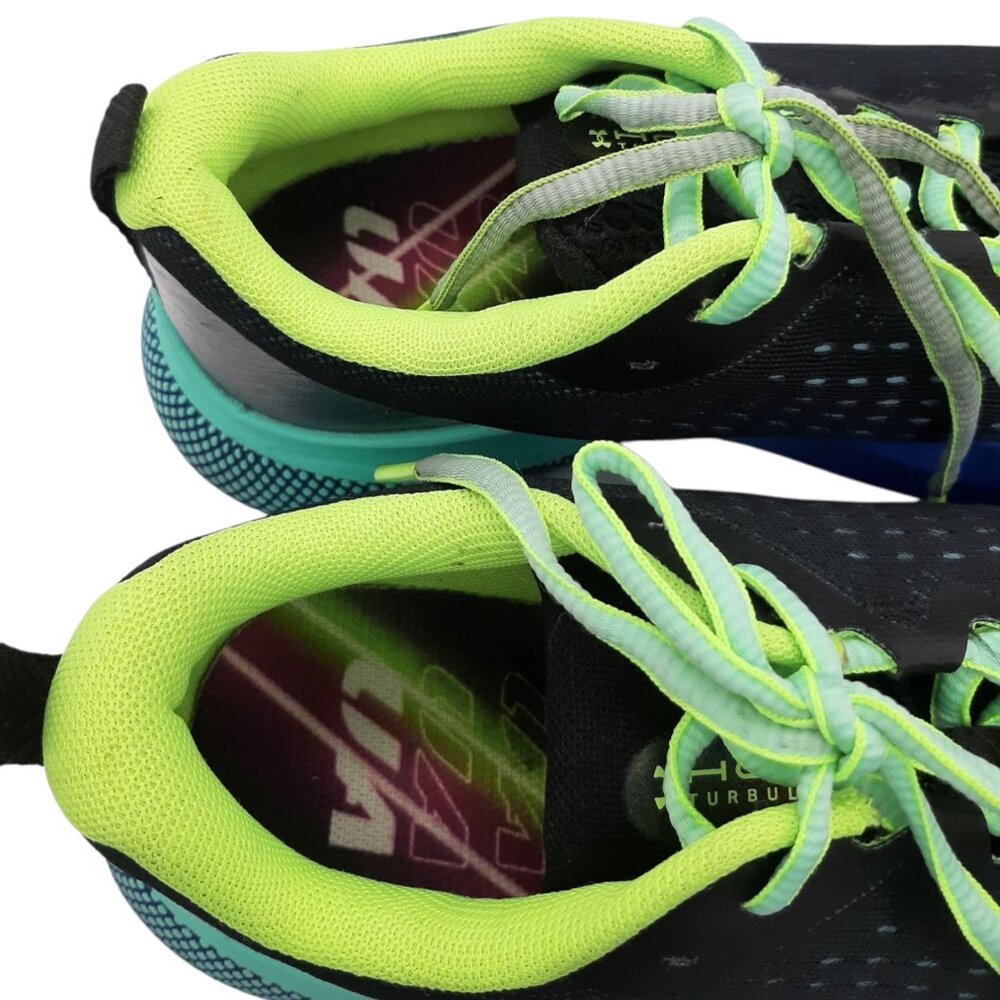Under Armour HOVR Women's Turbulence Black & Multicolored Running Shoes SZ 8.5 - Picture 8 of 10